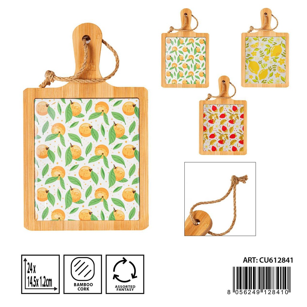 Tabla de degustación de cerámica 24x14.5X1.2CM - Accesorios para cocina