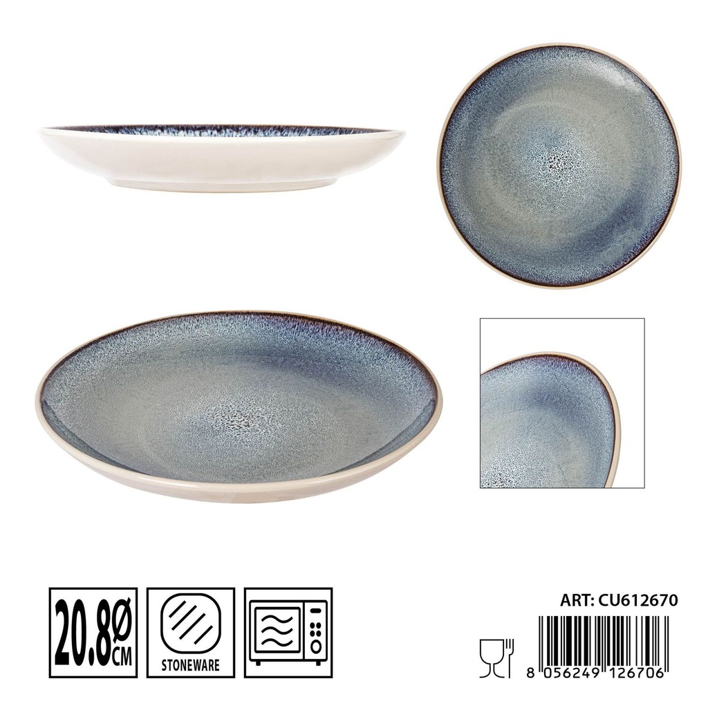 Plato de fruta cerámico 20.8CM - Utensilios de cerámica