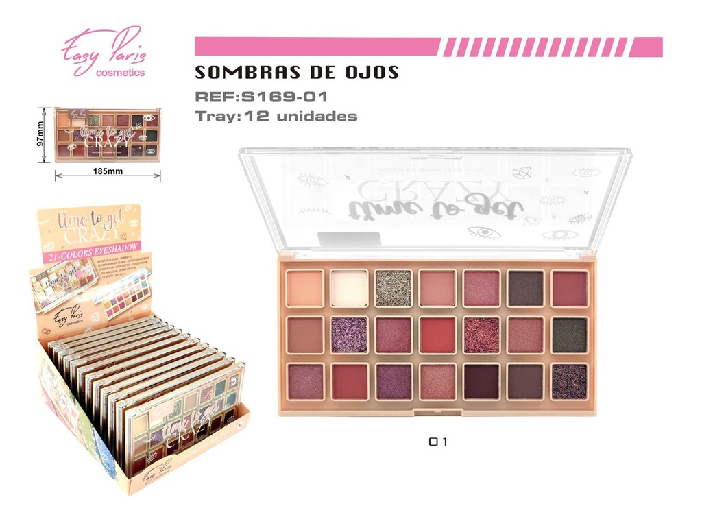 Paleta de sombras de ojos 144/C - Maquillaje para ojos