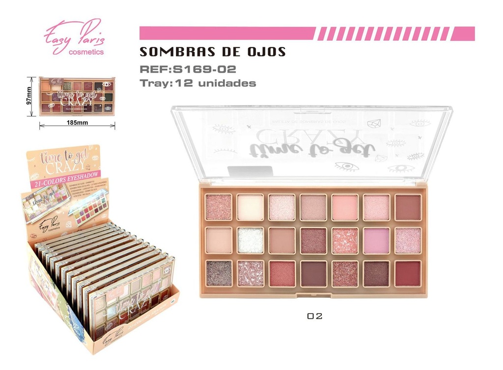 Paleta de sombras de ojos 144/C - Maquillaje para ojos