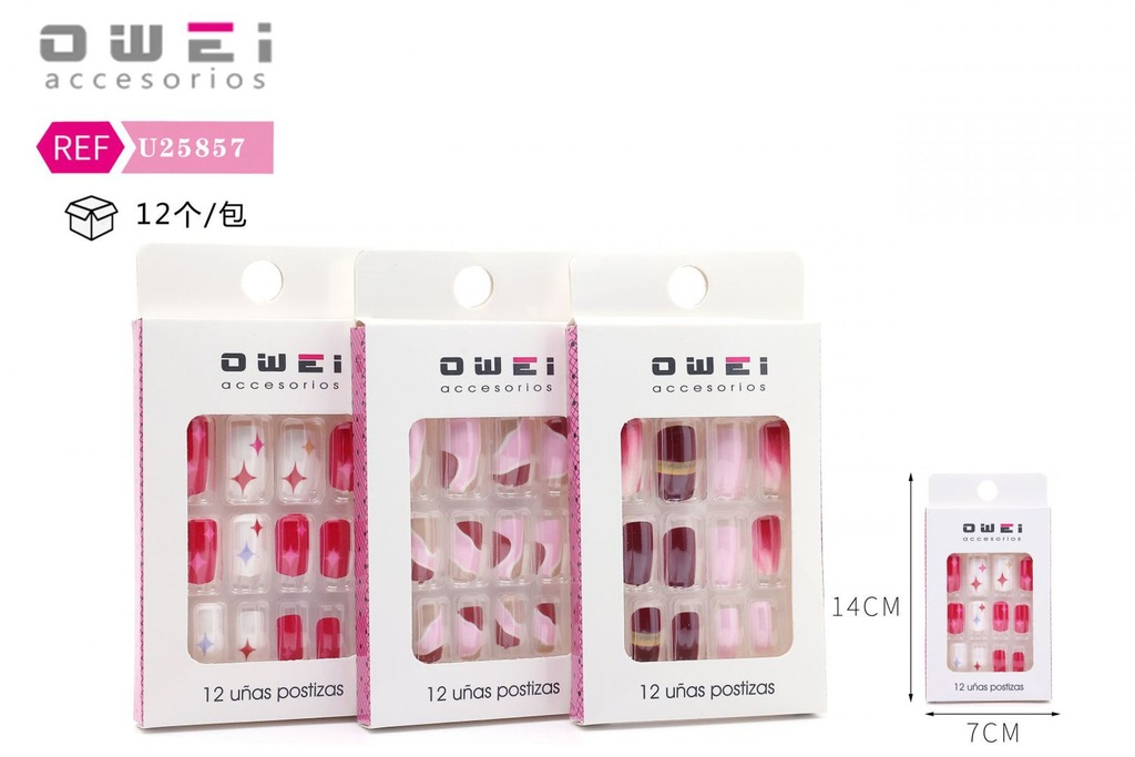 Uñas postizas 12/U U25857 OW - Uñas decorativas