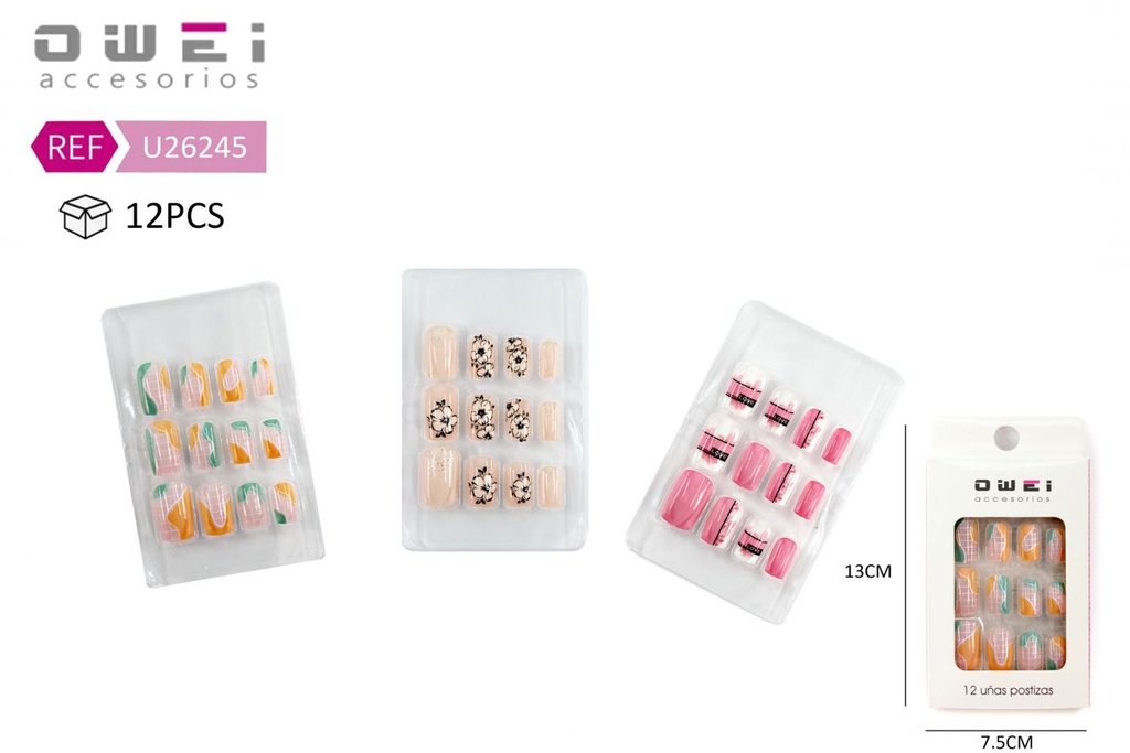 Uñas postizas 12/U U26245 OW - Uñas decorativas
