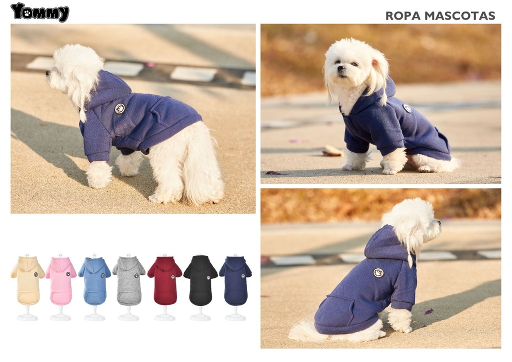 Ropa para mascotas - Sudadera con capucha para perros 4XL