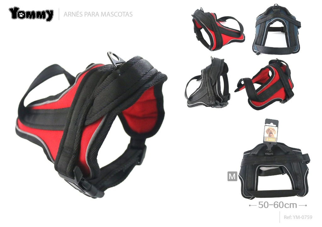 Arnés para perro talla M 50-60cm - Equipamiento de paseo para mascotas