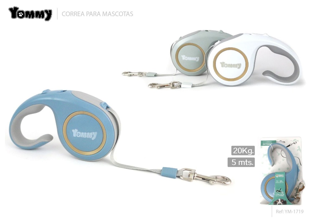 Correa extensible de 5m - Accesorios de paseo para mascotas