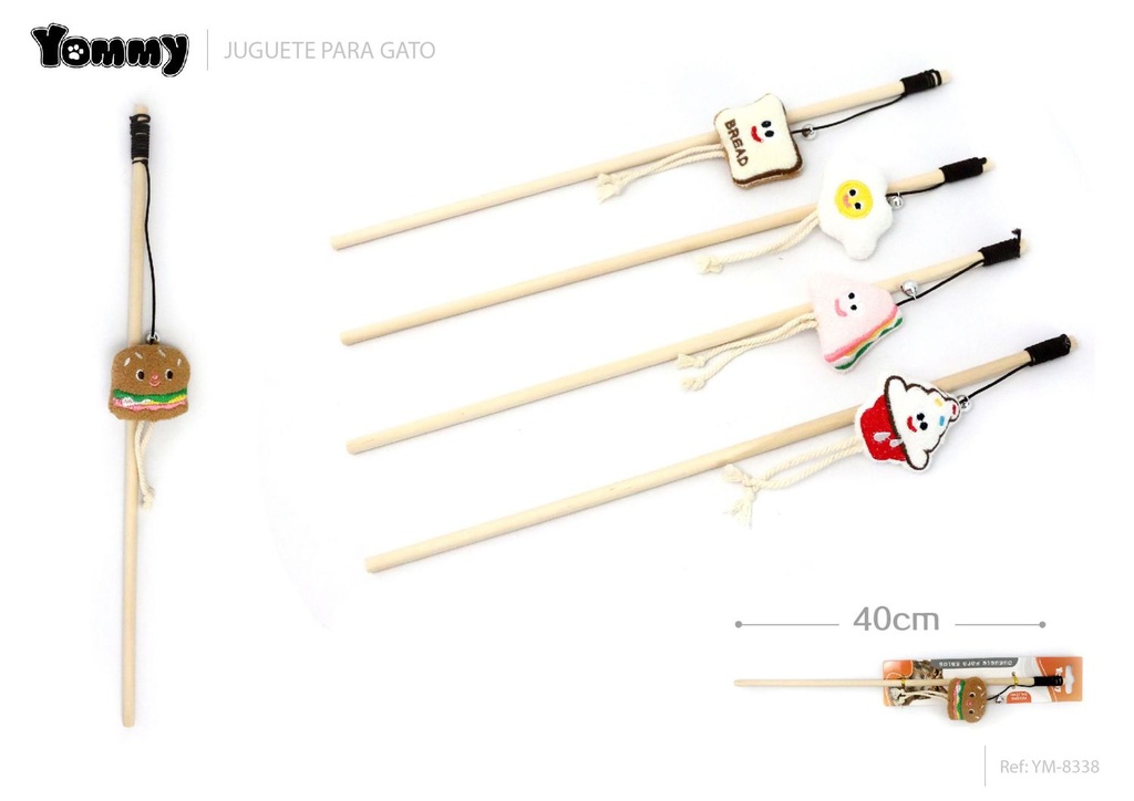 Juguete para gato 40cm - De estimulación y entretenimiento