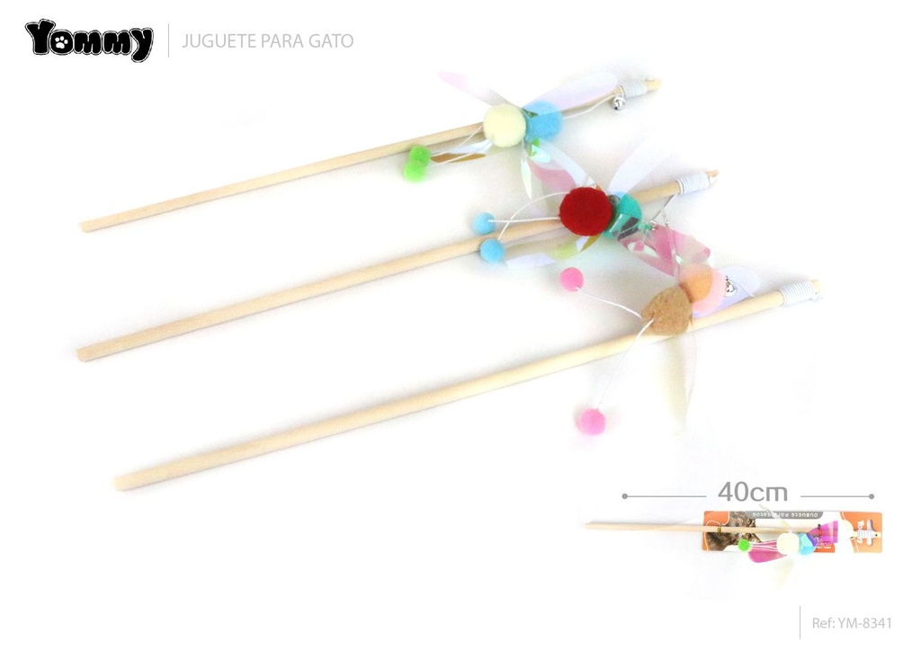 Juguete para gato 40cm - De estimulación y entretenimiento