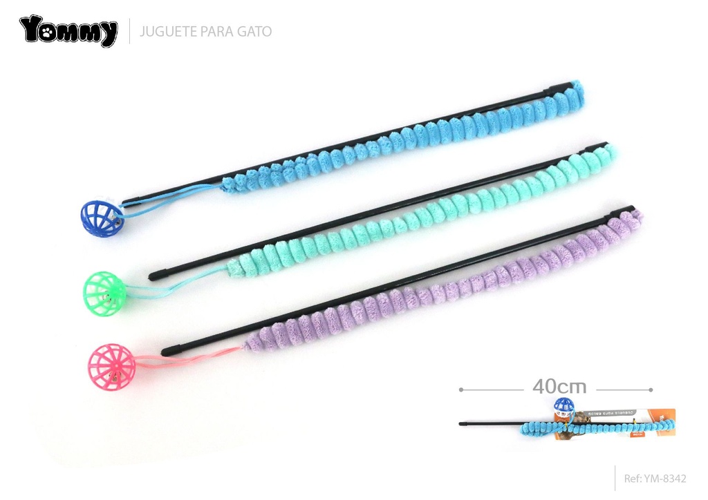 Juguete para gato 40cm - Varitas de juego para gatos