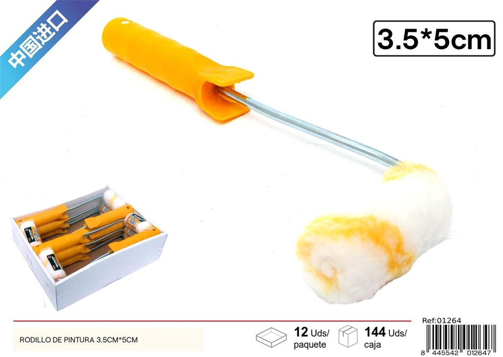 Rodillo de pintura 3.5 cm x 5 cm - Rodillos para pintura