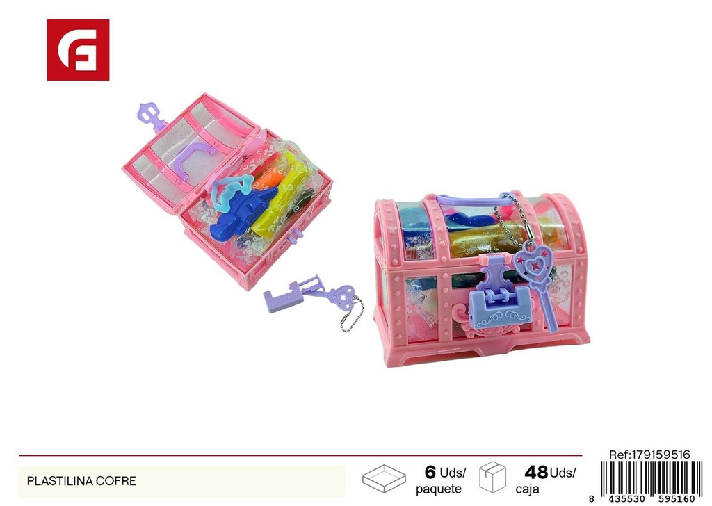 Arcilla en forma de cofres- Manualidades y artículos creativos