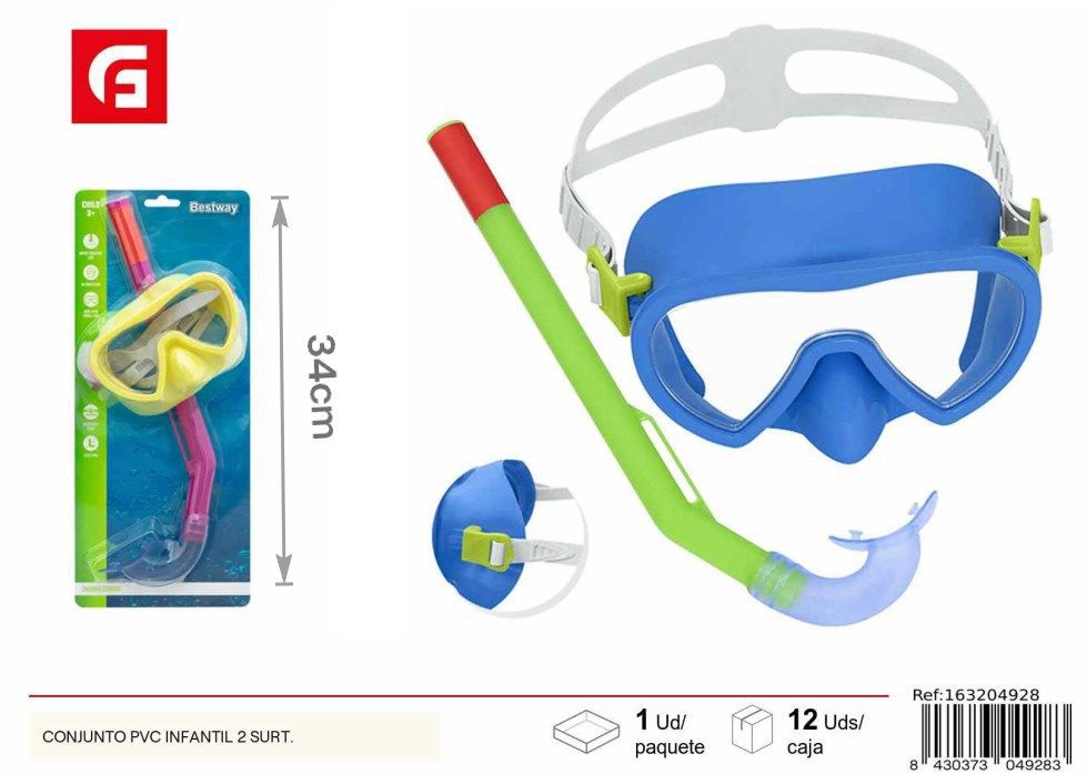 Conjunto de PVC infantil 2 surtidos - Equipamiento de natación