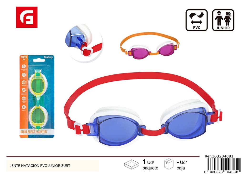 Gafas de natación PVC junior surtidas - Accesorios de verano y natación