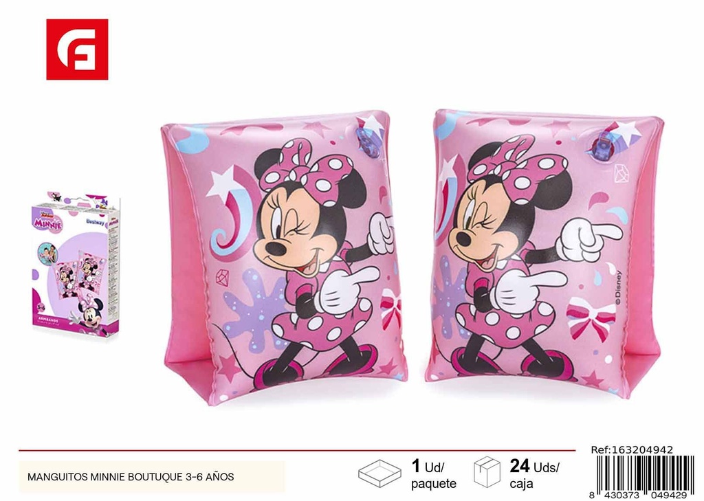 Manguitos Minnie 3-6 años - Accesorios de verano para niños