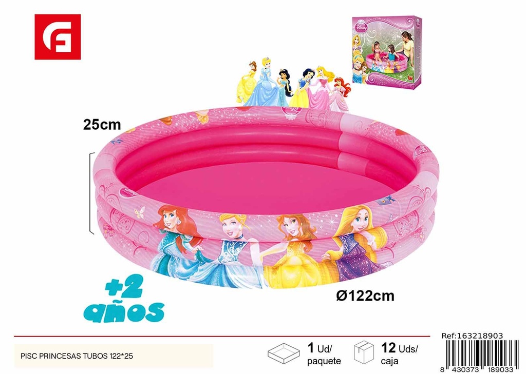 Piscina princesas tubos 122*25 cm - Accesorios para piscinas