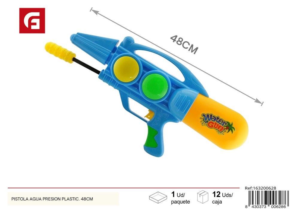 Pistola de agua presión plástico 48 cm - Juguetes de verano