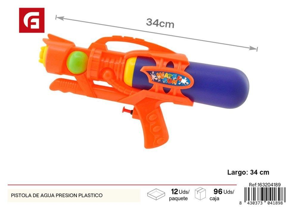 Pistola de agua a presión de plástico - Juguetes de verano acuáticos