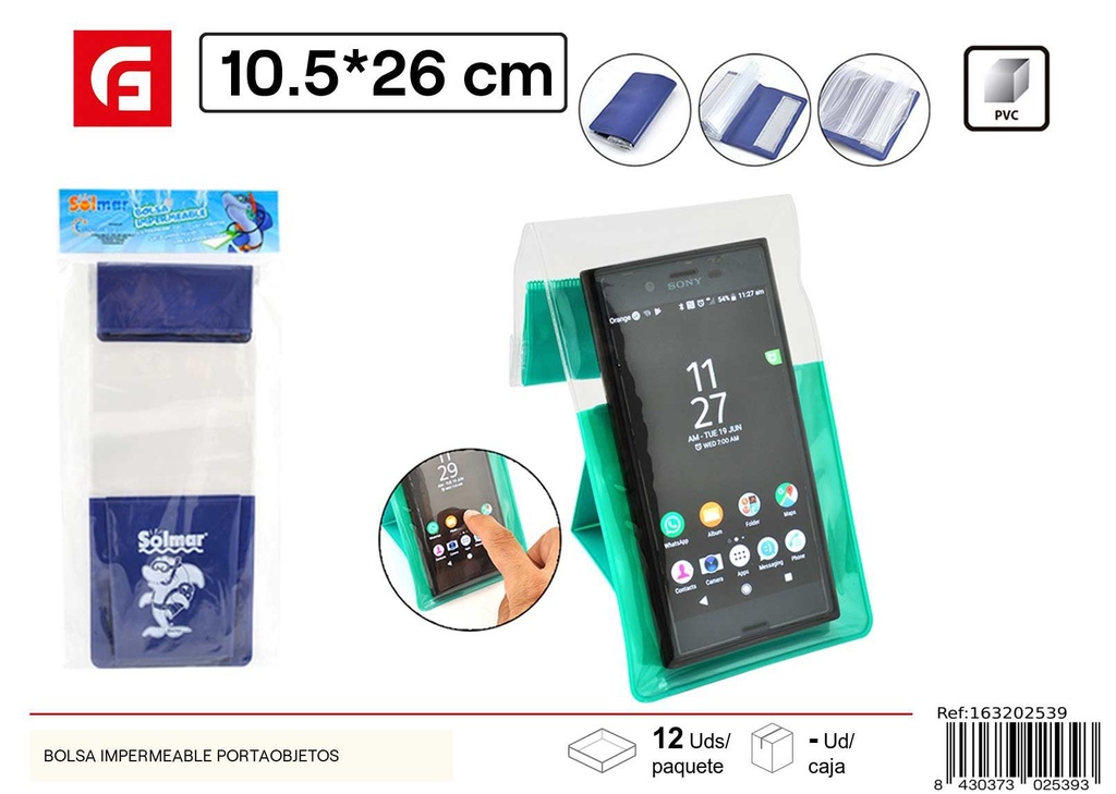 Bolsa impermeable portaobjetos para buceo - Verano