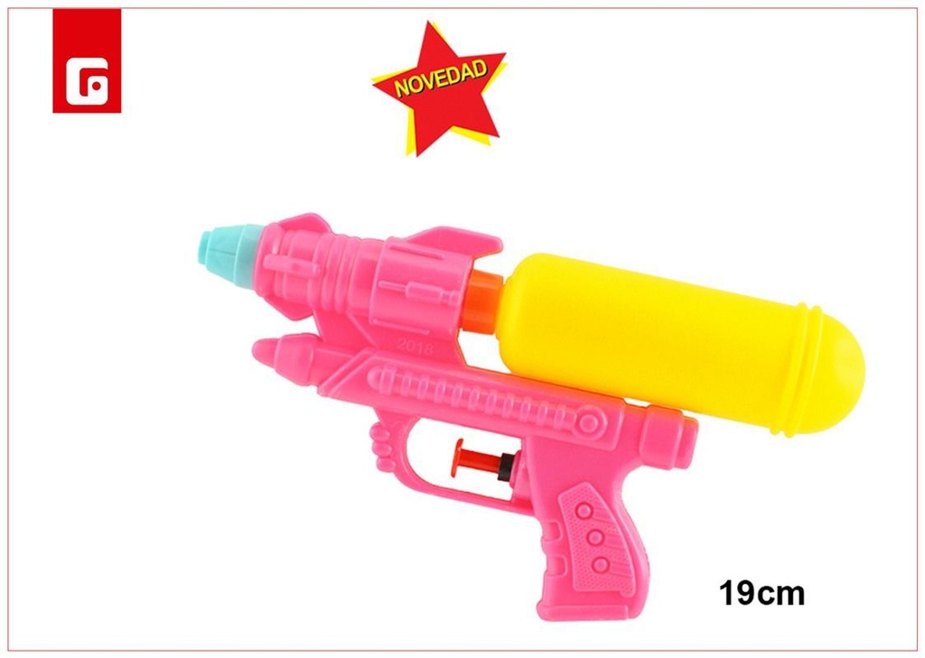 Pistola de agua espacial 19 cm - Juguetes de verano