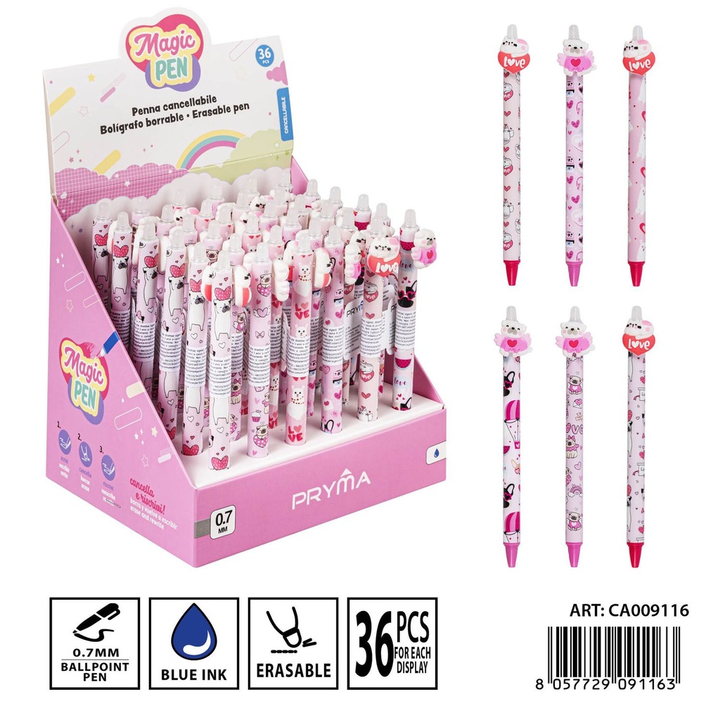 Bolígrafo borrable 0.7mm - Herramientas de escritura y papelería