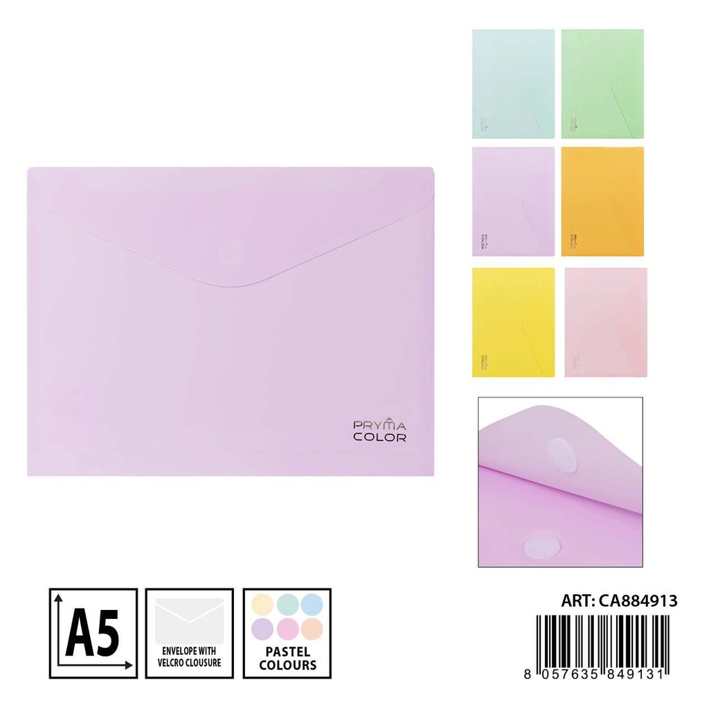 Carpeta de velcro A5 18x25 cm - Papelería y archivadores