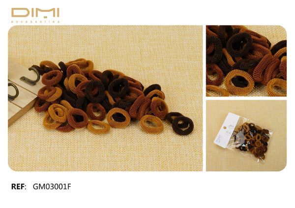 Gomitas 24 unidades GM03001F DM - Accesorios de pelo y moda