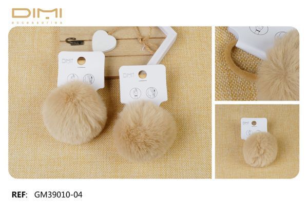 Goma pompón 12 unidades GM39010-04 - Accesorios de pelo y moda