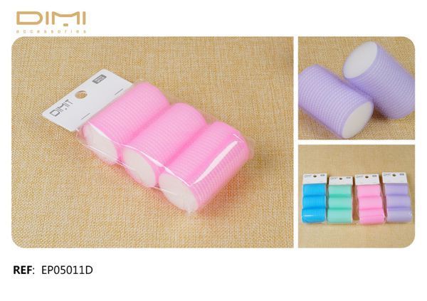 Rulos de 4 cm 12/U EP05011D - Accesorios de belleza y rulos para el cabello