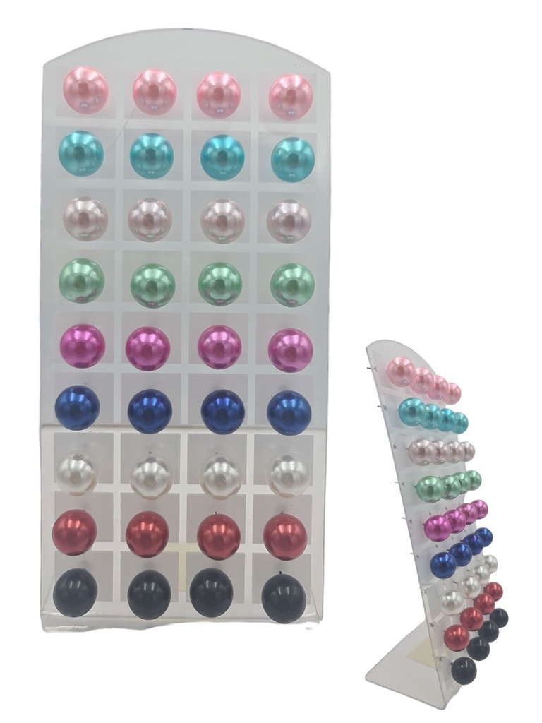 Pendiente bola 36/P 4666-2 - Accesorios de bisutería con perlas