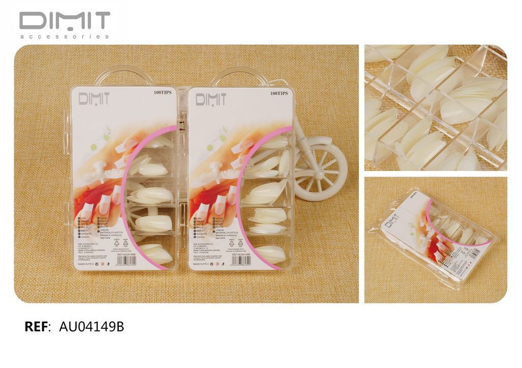 100 tips AU04149B - Accesorios de manicura