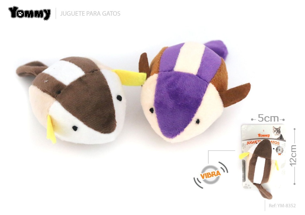 Juguetes ratón vibrador para gatos 12*5 cm - Juguetes para mascotas