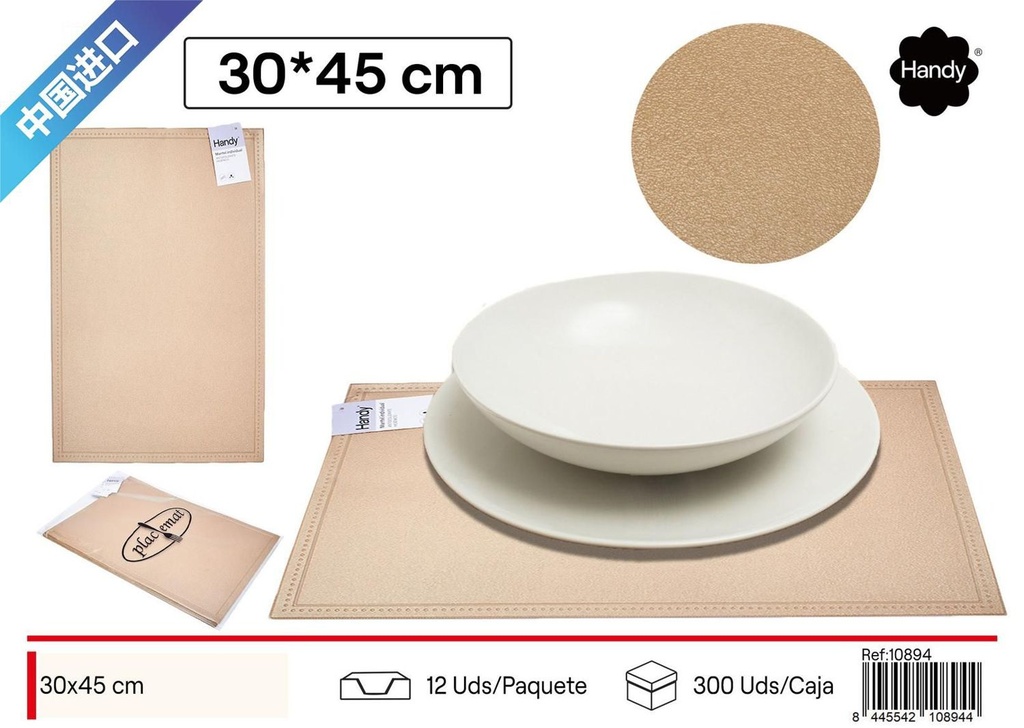 Salvamantel rectangular con textura 30*45 cm - Textil para el hogar y salvamanteles