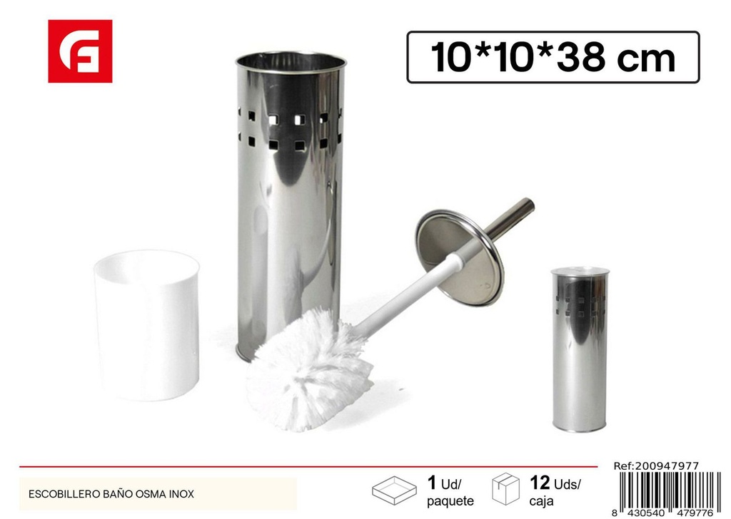 Escobillero de baño Osma inox - Accesorios de limpieza y escobillas