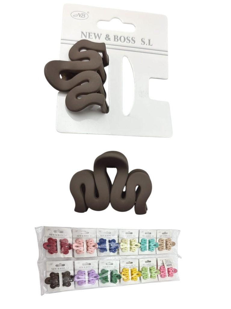 Pinza 4.5 cm 12 unidades - Accesorios para el cabello