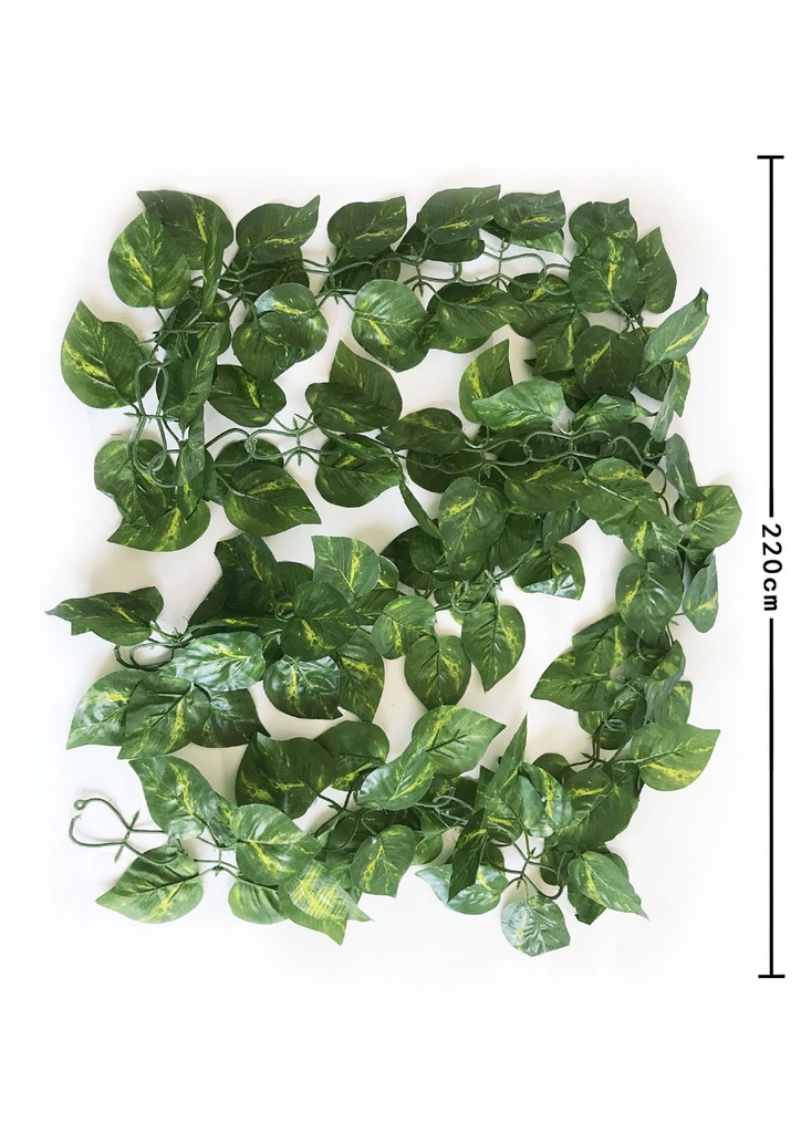 Rama decorativa de cadena de pothos de 2.2 m - Accesorios decorativos