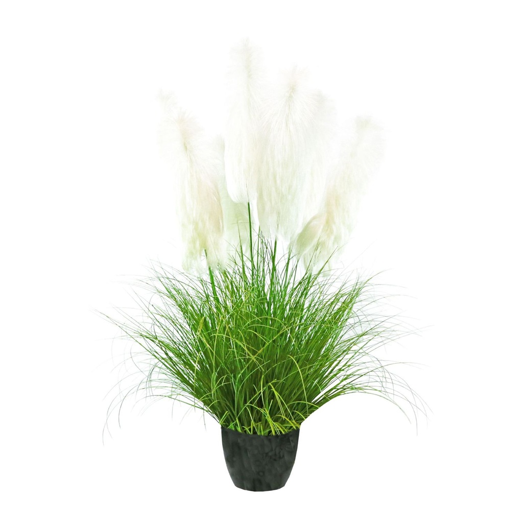 Rama de juncos de tela con 7 hojas de 150 cm - Decoración vegetal