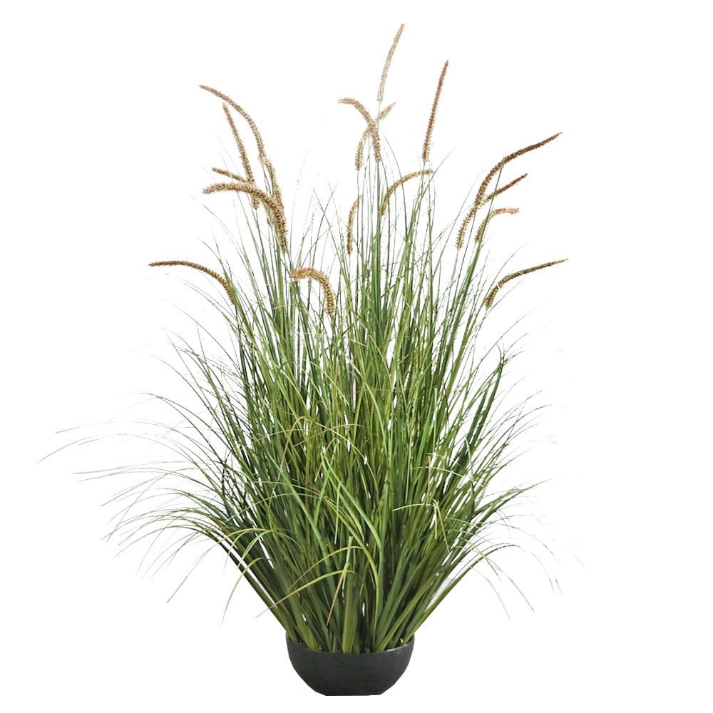 Rama de juncos de tela con 17 hojas de 120 cm - Decoración vegetal