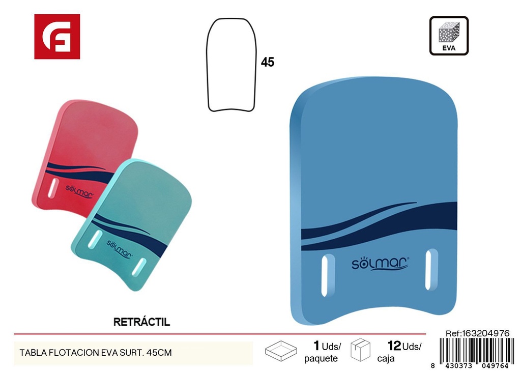 Tabla de flotación EVA surtido 45 cm - Juguetes de verano acuáticos