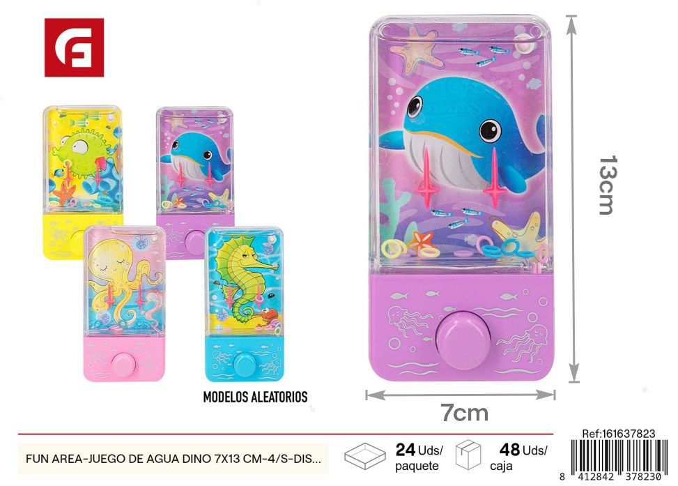 Juego de agua dinosaurio 7x13 cm - Juegos acuáticos y de verano