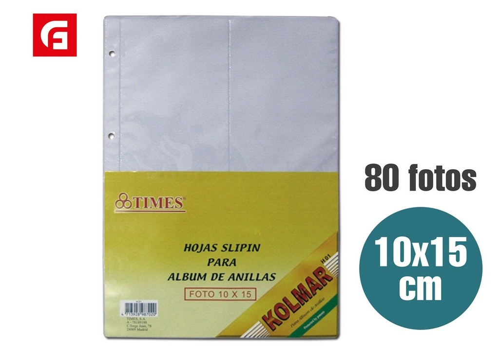 Hoja slipin 10H 10*15 - Álbum de fotos