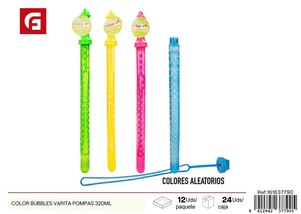 Varita de pompas 320ml - Juguetes de burbujas