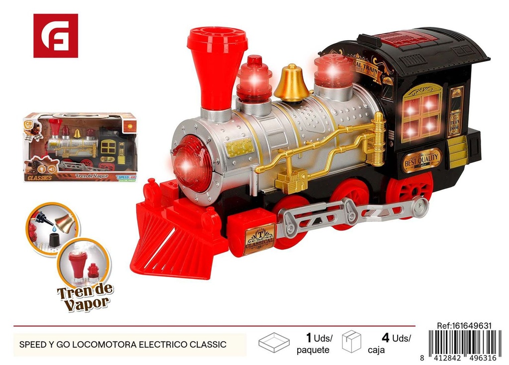 Locomotora eléctrica clásica  - Juguetes de vehículos