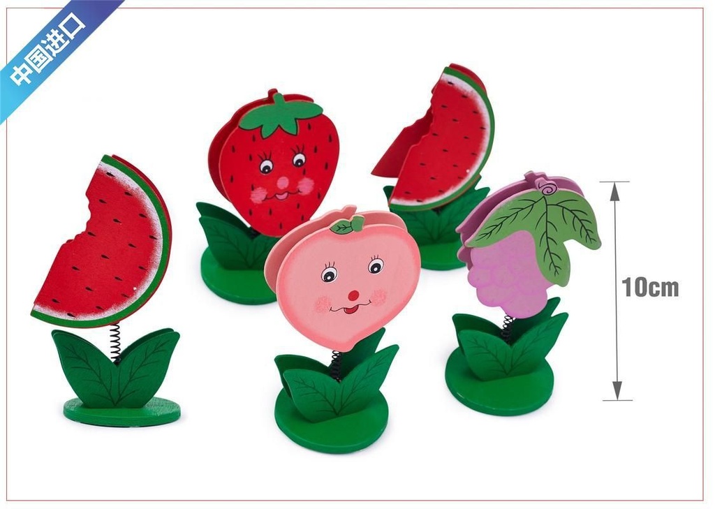 Pinza de nota fruta - Accesorios divertidos para organizar notas