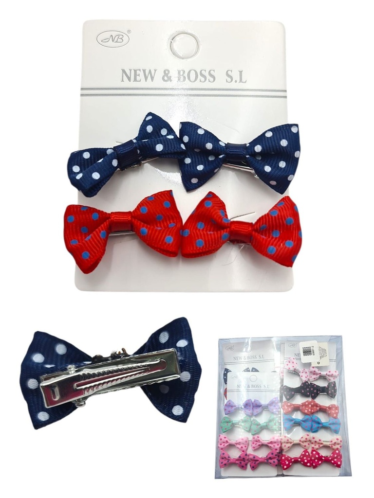 Lazitos pinza 12/u Leticia Well - Accesorios de cabello