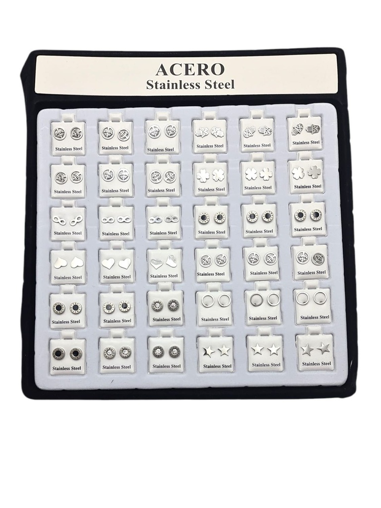 Expositor de pendientes 36 piezas modelo 168293-1 - Joyería y bisutería