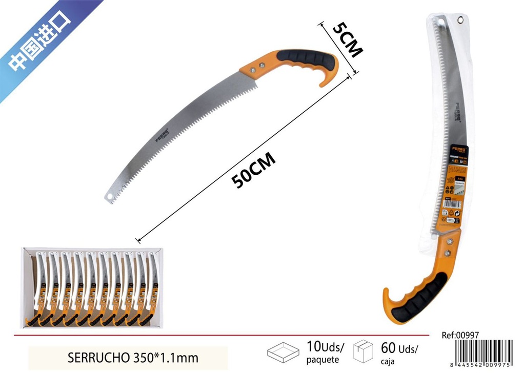 Serrucho de 14 pulgadas 350x1.1mm - Herramienta de corte