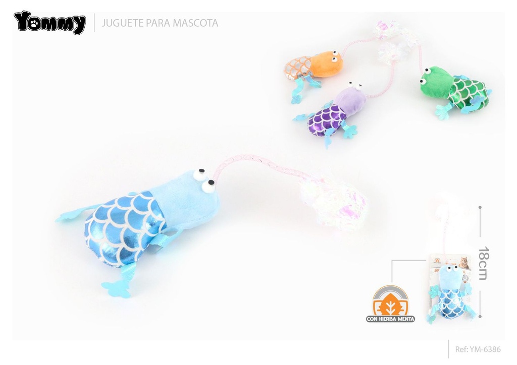 Juguete con catnip para gatos 18 cm - Accesorios para mascotas