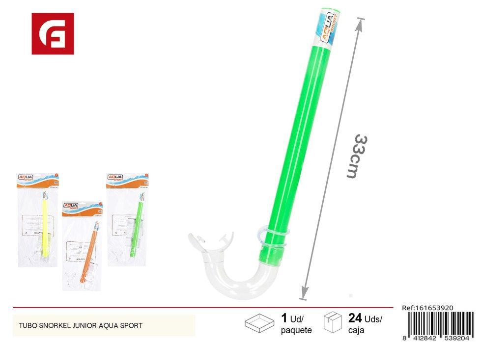 Tubo snorkel junior Aqua Sport - Equipamiento de natación y buceo