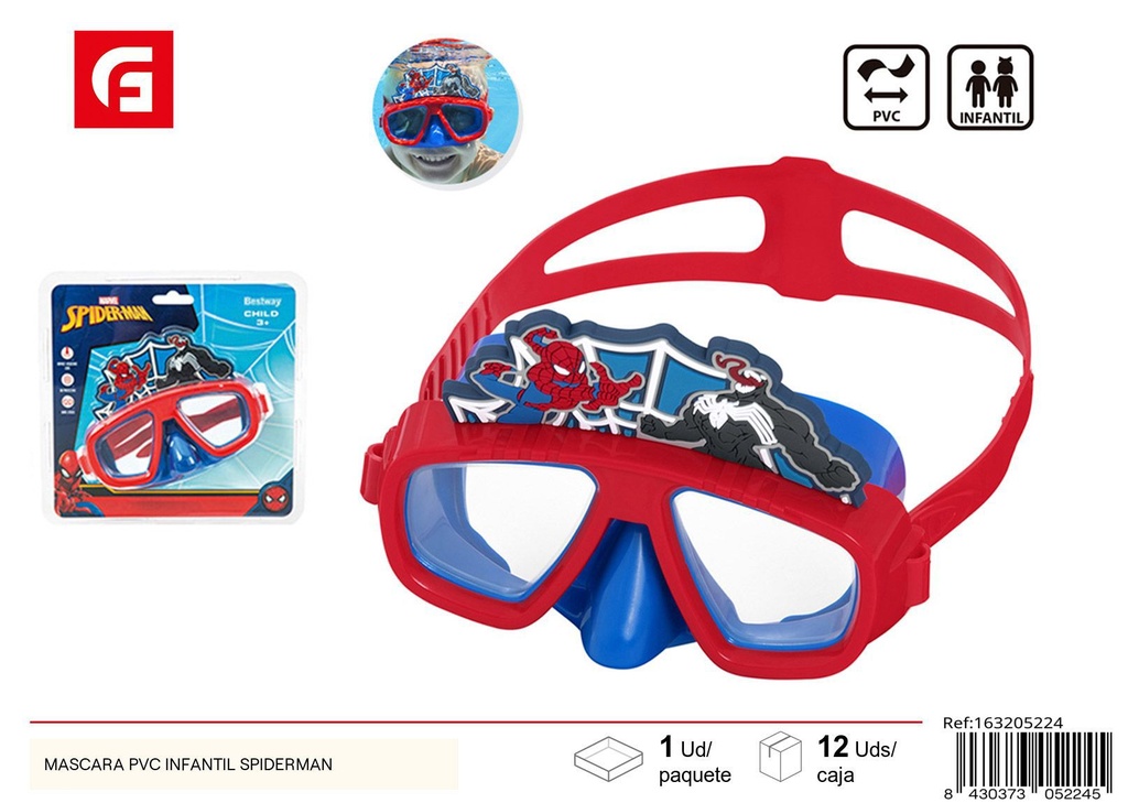 Máscara de natación PVC Spider-Man - Equipamiento de natación