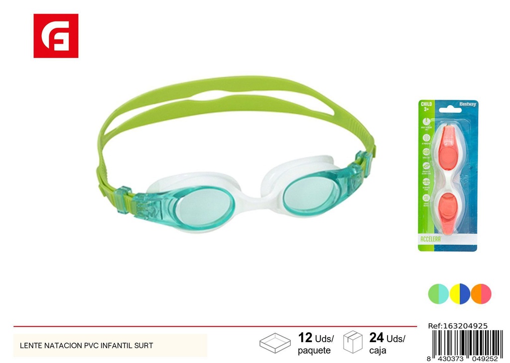 Lentes de natación PVC infantil surtido - Equipamiento de natación