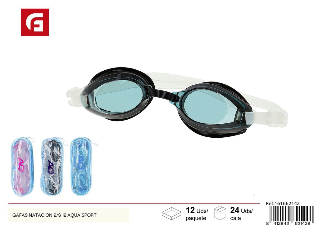 Gafas de natación 2 unidades +12 - Aqua Sport